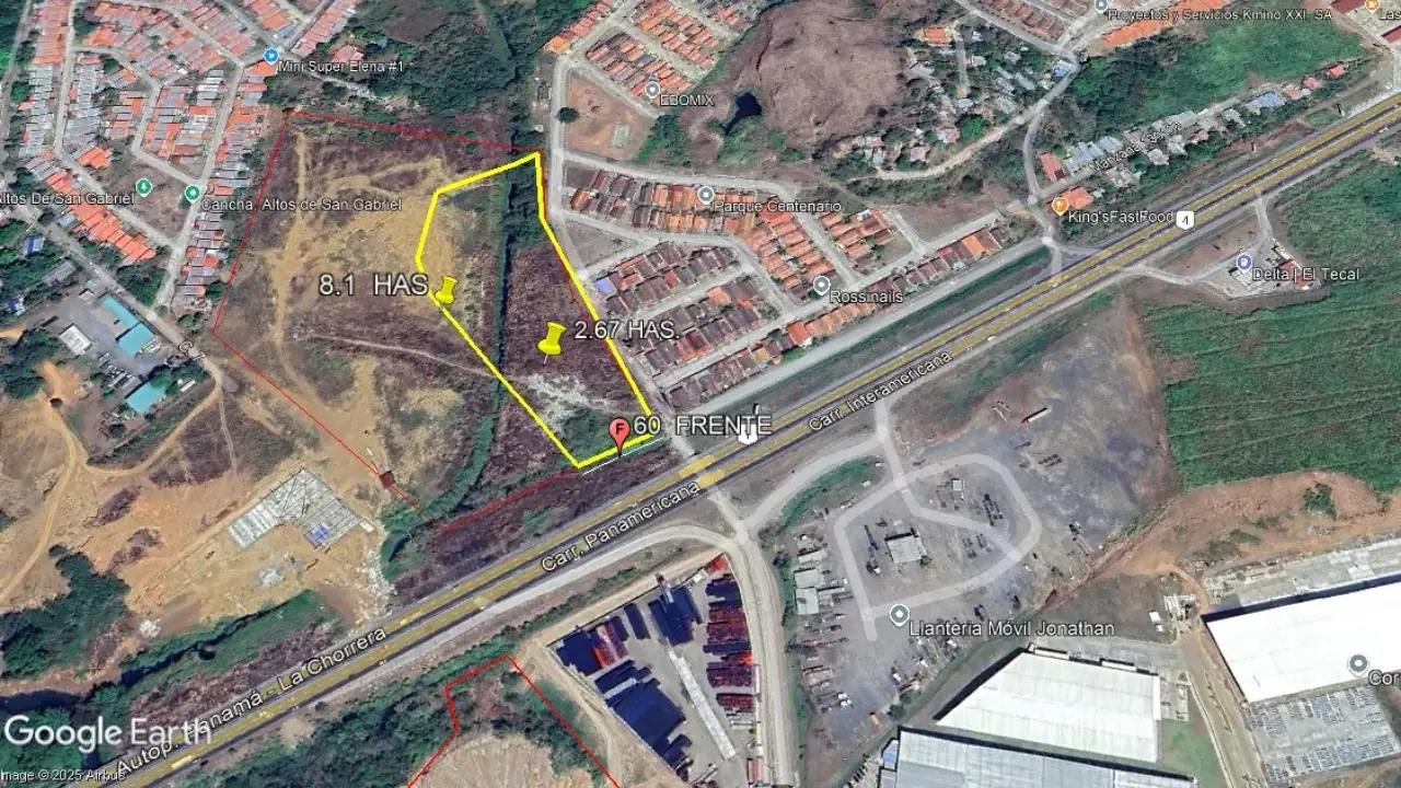 8 ha con Frente a Autopista en Arraiján / La Chorrera — imagen 4