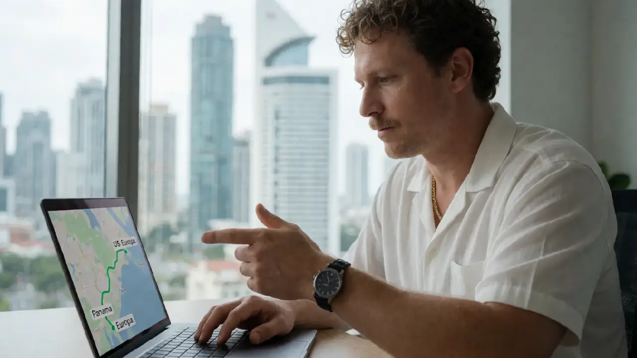 Profesional extranjero trabajando y desarrollando su actividad en Panamá